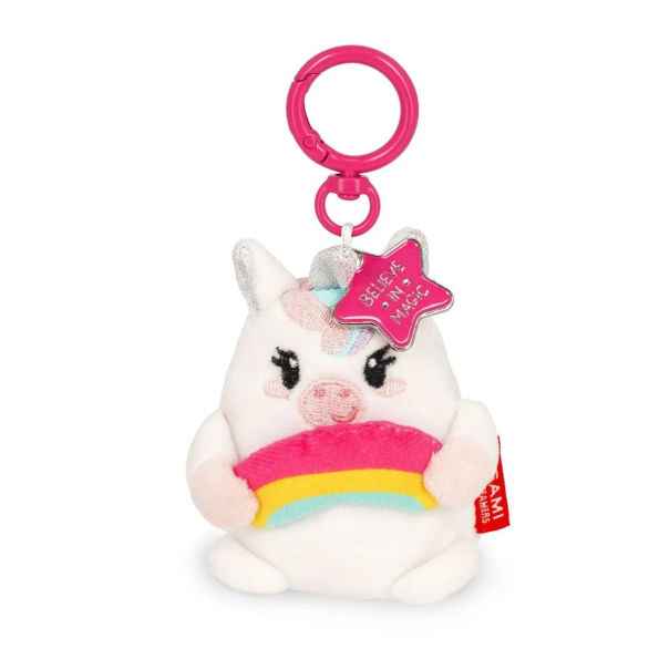 Legami Plush Key Ring - Super Soft! - Tiny - Unicorn