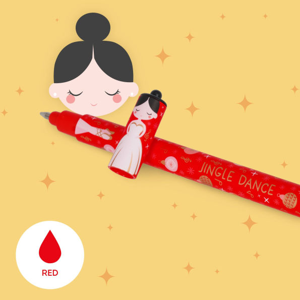 Set of 3 Erasable Christmas Gel Pens