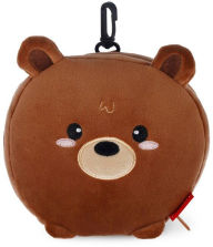 Title: Brown Bear Travel Buddy Pillow and Mask
