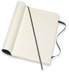 Alternative view 3 of Moleskine Notebook, Large, Ruled, Myrtle Green, Soft Cover (5 x 8.25)