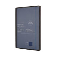 Title: Moleskine Limited Collection Notebook Leather, Large, Ruled, Soft Cover, Open Box, Forget Me Not Blue (5 x 8.25)