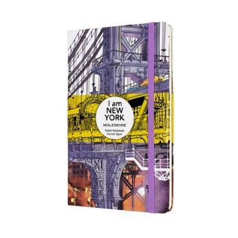 Moleskine Limited Edition Notebook, I Am New York, Large, Ruled, Hard Cover (5 x 8.25)