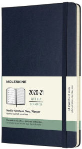 Large Blue Hard Cover 5 x 8.25 Moleskine Limited Edition Alice In Wonderland 18 Month 2019-2020 Weekly Planner
