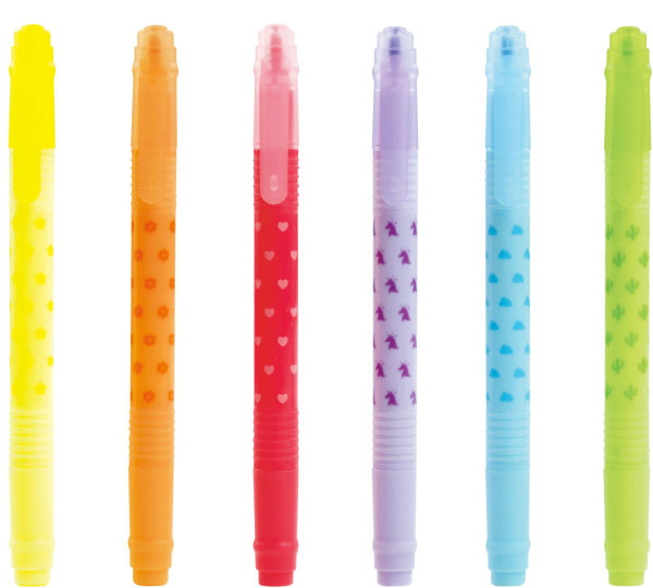 Legami Set Of 6 Erasable Highlighters - Magic Highlighters