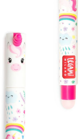 Unicorn Erasable Gel Pen - Pink Ink