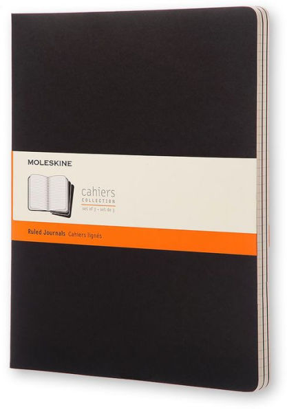 Moleskine Cahier Journal Extra Extra Large Ruled Black