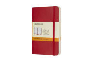 Title: Moleskine Classic Notebook, Pocket, Ruled, Scarlet Red, Soft Cover (3.5 x 5.5)