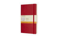 Title: Moleskine Classic Notebook, Large, Ruled, Scarlet Red, Soft Cover (5 x 8.25)