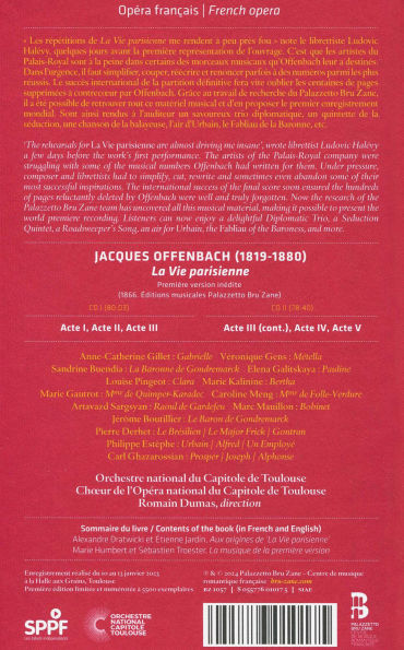 Jacques Offenbach: La Vie parisienne - Version Original Inétral 1866
