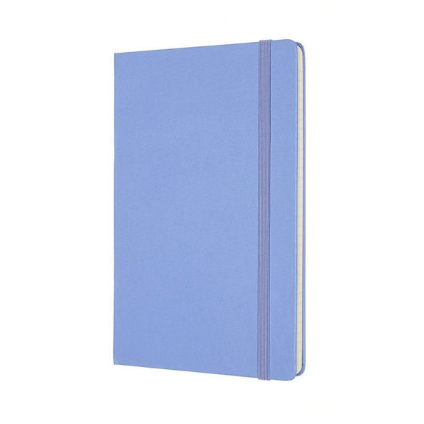 Moleskine Classic Notebook, Large, Ruled, Hydrangea Blue