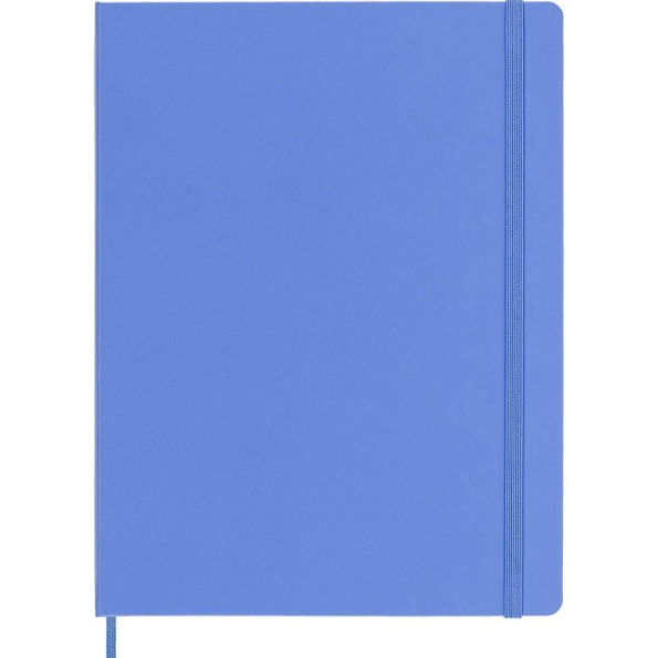 Moleskine Classic Notebook, Extra Large, Ruled, Hydrangea Blue, Hard Cover (7.5 X 9.75)