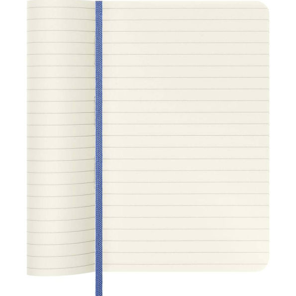 Moleskine Classic Notebook, Pocket, Ruled, Hydrangea Blue, Soft Cover (3.5 X 5.5)