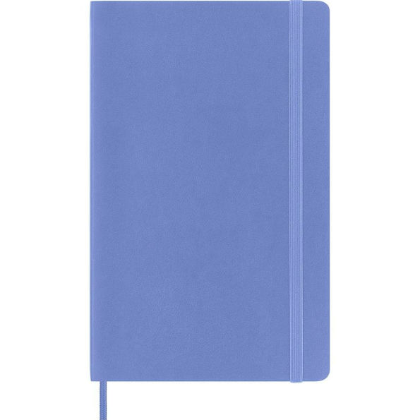 Moleskine Classic Notebook, Large, Ruled, Hydrangea Blue, Soft Cover (5 X 8.25)