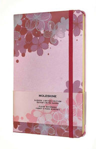 Moleskine Limited Edition Notebook Sakura, Large, Plain, Light Pink (5 x 8.25)