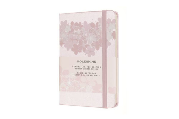 Moleskine Limited Edition Notebook Sakura, Pocket, Plain, Light Pink (3.5 x 5.5)