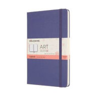 Title: Moleskine Art Logbook, Large, Lavender Violet, Hard Cover (5 x 8.25)