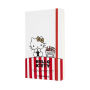 Moleskine Limited Edition Hello Kitty Notebook, Large, Plain, White, Hard Cover (5 x 8.