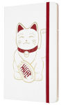 Alternative view 2 of Moleskine Limited Edition Notebook Maneki Neko, Large, Ruled, White, Hard Cover (5 x 8.25)