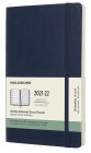 Moleskine 2021-2022 Weekly Planner, 18M, Large, Sapphire Blue, Soft Cover (5 x 8.25)