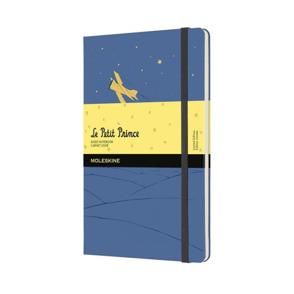 Moleskine Limited Edition Petit Prince Notebook, Large, Ruled, Seaweed Green, Hard Cove