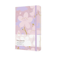 Title: Moleskine Limited Edition Sakura Notebook, Large, Plain, Pink/Purple, Hard Cover (5 x 8