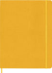 Alternative view 1 of Moleskine Classic Notebook, Extra Large, Ruled, Orange Yellow, Silk Hard Cover (7.5 x 10)