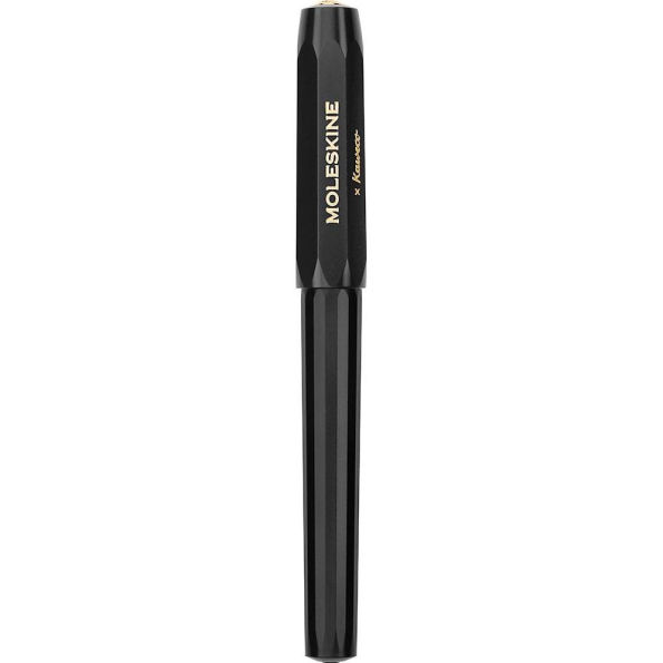 Moleskine Kaweco Ballpoint Pen, Black, Medium Point (0.7 MM), Blue Ink