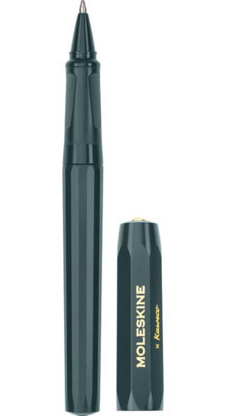 Moleskine Kaweco Ballpoint Pen, Green, Medium Point (0.7 MM), Blue Ink