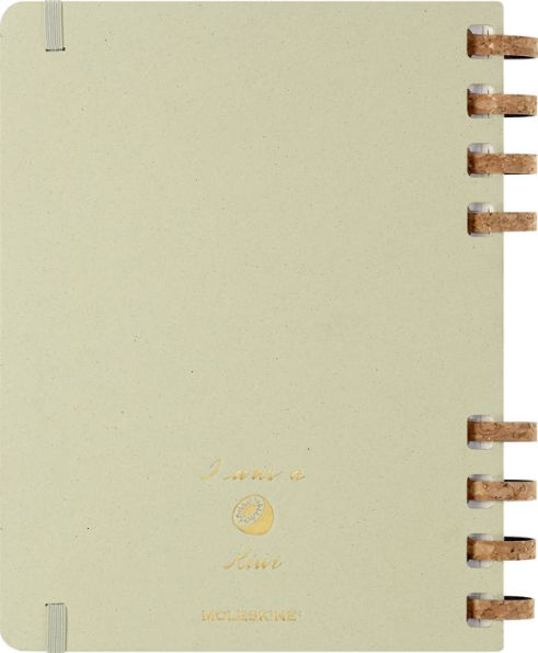 Moleskine 2024 Spiral Academic Planner, 12M, Extra Large, Crush Kiwi, Hard Cover (7.5 x 10)