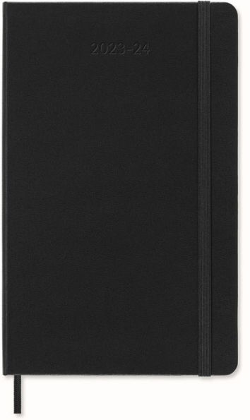 Classic Planner 2023-2024 Large Weekly, hard cover, 18 months Black