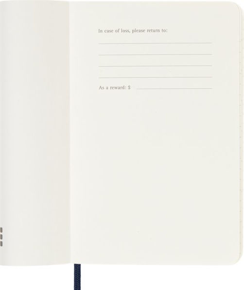 Moleskine 2024 Weekly Planner Pocket Hardcover Blue