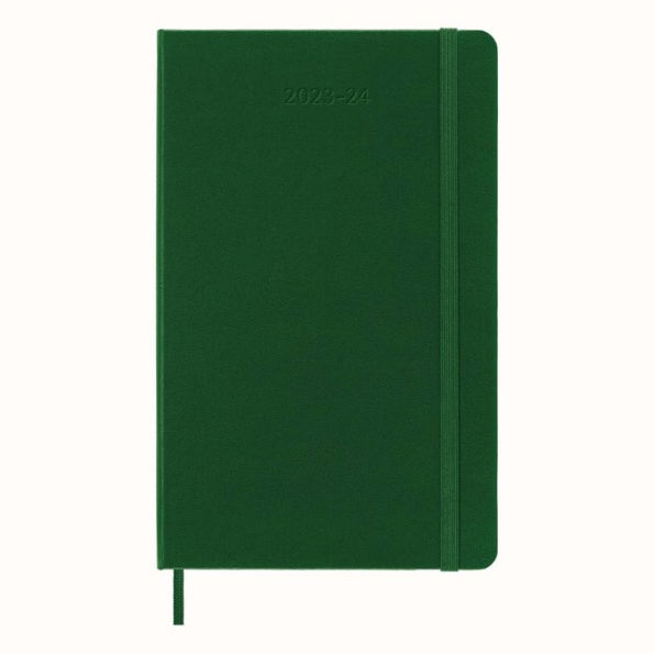 Moleskine 20232024 Weekly Planner, 18M, Large, Myrtle Green, Hard