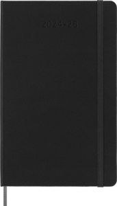 Moleskine Classic 18 Month 2024-2025 Weekly Planner, Hard Cover, Large (5