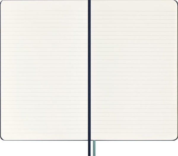 Moleskine Limited Edition Harry Potter Expecto Patronum spell Notebook with glow in the dark special-effect, Hard Cover, Ruled, Large (5" x 8.25"), Petrolum Blue, 176 pages