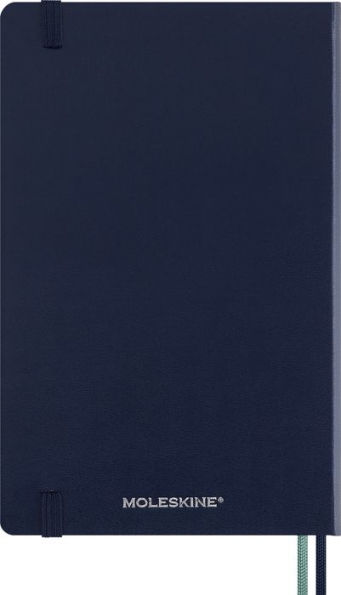 Moleskine Limited Edition Harry Potter Expecto Patronum spell Notebook with glow in the dark special-effect, Hard Cover, Ruled, Large (5" x 8.25"), Petrolum Blue, 176 pages
