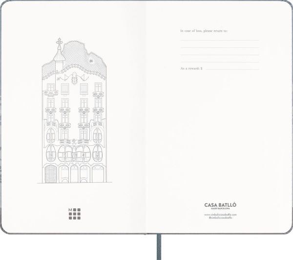 Moleskine Large Notebook, Casa Batllo