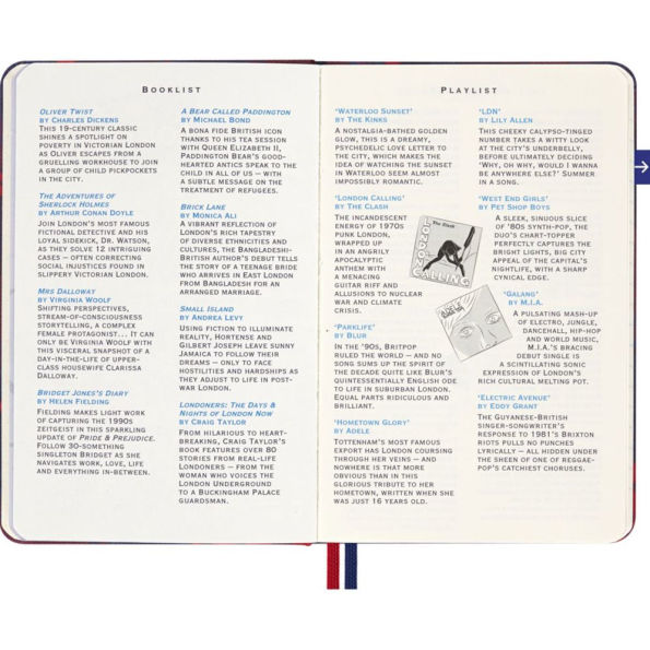 LUXE x Moleskine - London City Travel Guide Notebook, Pocket (3.5" x 5.5"), 112 pages