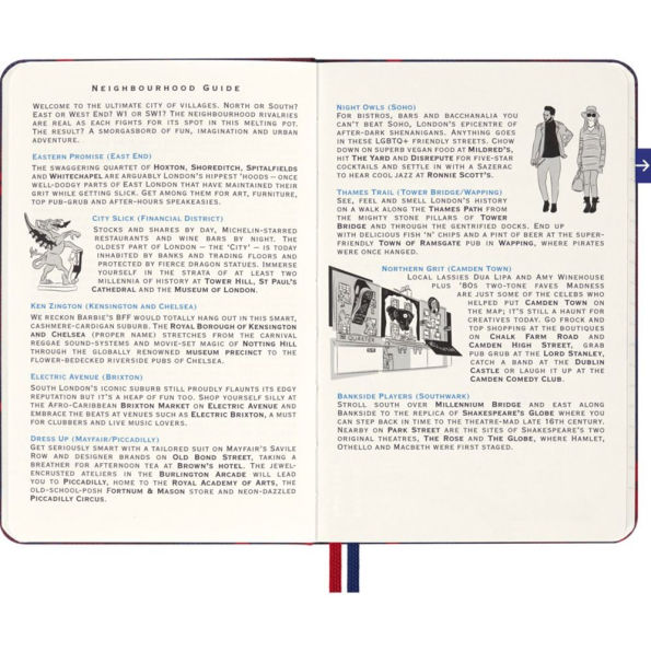 LUXE x Moleskine - London City Travel Guide Notebook, Pocket (3.5" x 5.5"), 112 pages