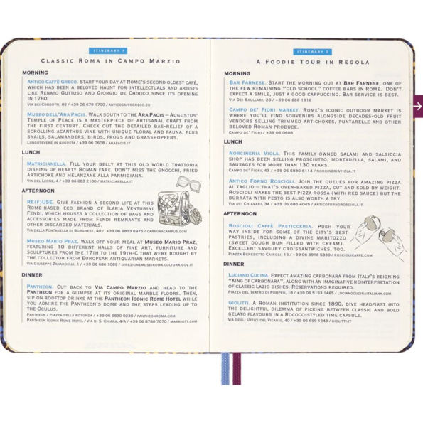 LUXE x Moleskine - Rome City Travel Guide Notebook, Pocket (3.5" x 5.5"), 112 pages