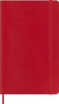 Alternative view 1 of 2026 Moleskine Classic Scarlet Red 12 Month Weekly Soft Cover Large Planner