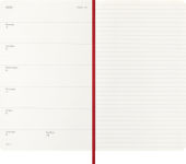 Alternative view 3 of 2026 Moleskine Classic Scarlet Red 12 Month Weekly Soft Cover Large Planner