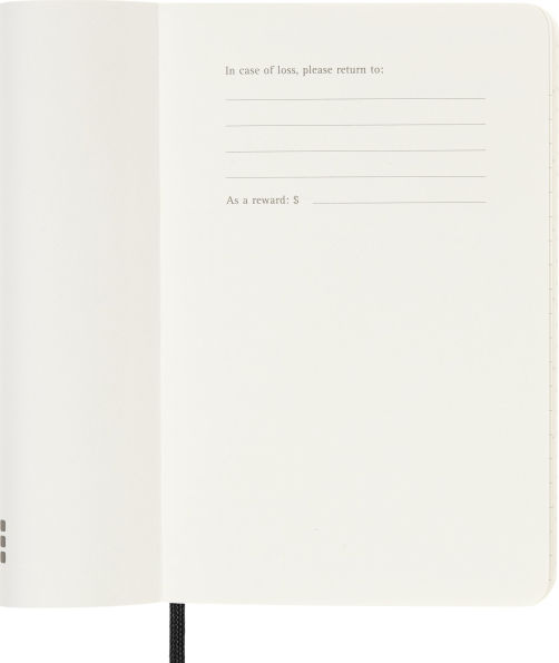 2026 Moleskine Classic Black 12 Month Weekly Soft Cover Pocket Planner