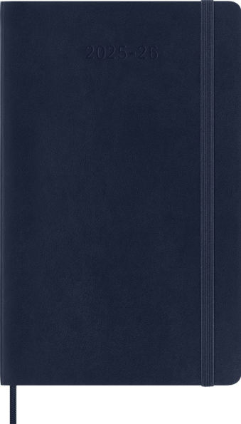 2025-2026 Moleskine Classic 18 Month Weekly Planner, Soft Cover, Large (5" x 8.25"), Sapphire Blue, 208 pages