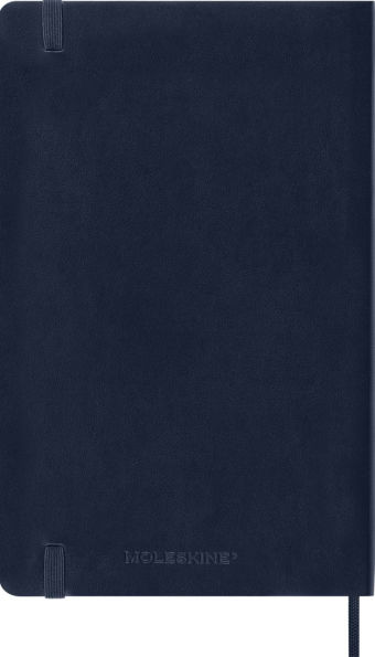 2025-2026 Moleskine Classic 18 Month Weekly Planner, Soft Cover, Large (5" x 8.25"), Sapphire Blue, 208 pages