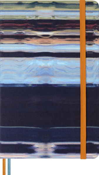 Moleskine Limited Edition Impressionism Notebook, Hard Cover, Large (5" x 8.25") Ruled, Dappled Blue, 176 Pages