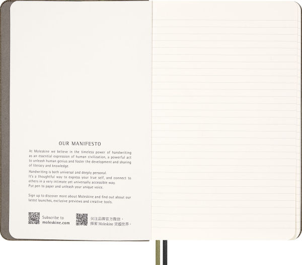 Moleskine Limited Edition Year of the Snake 2025 Notebook, Hard Cover, Large (5" x 8.25"), Ruled, Roses, 176 pages