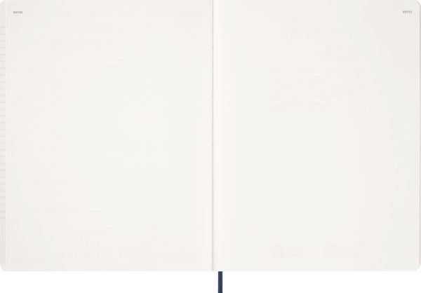 2026 Moleskine Sapphire Blue 15-Month XXL Essential Soft Cover Weekly Vertical Planner