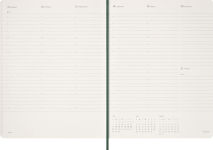 Alternative view 6 of 2026 Moleskine Myrtle Green 15-Month XXL Essential Soft Cover Weekly Vertical Planner
