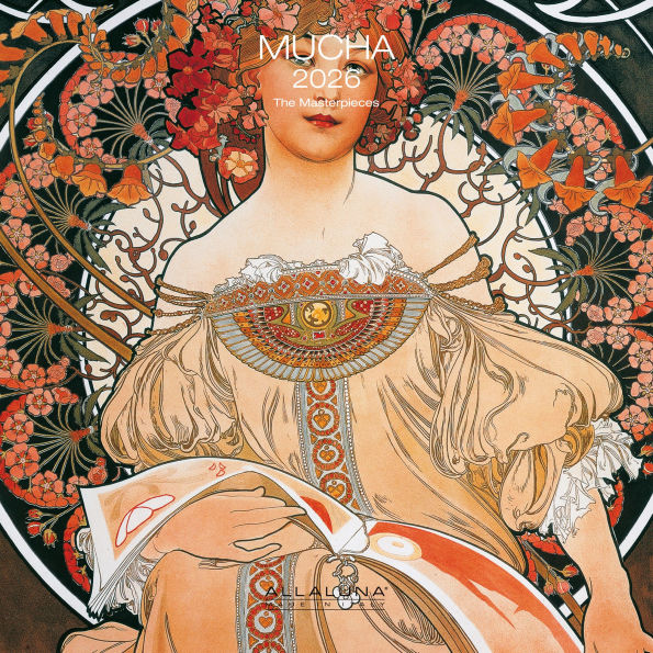 2026 Mucha Wall Calendar