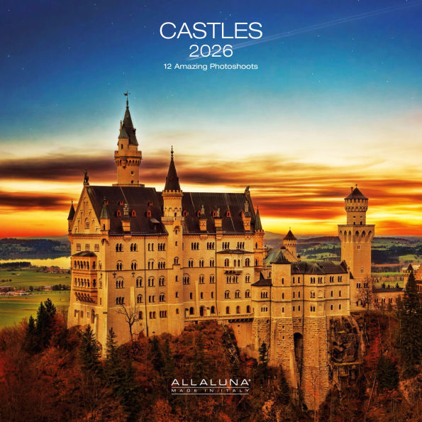 2026 Castles Wall Calendar